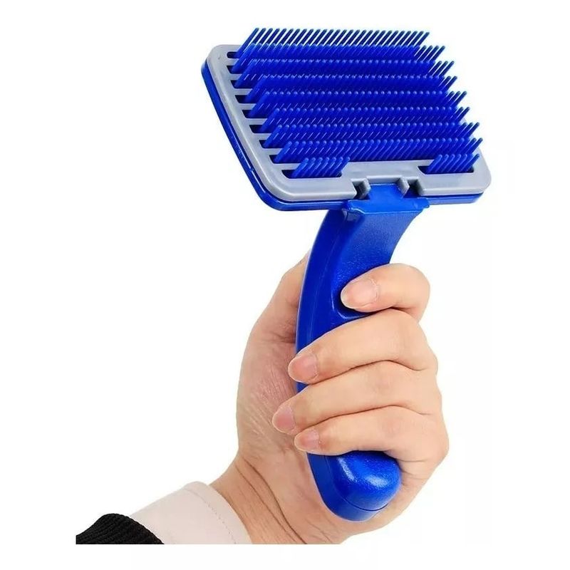 GENERICO - Cepillo Para Perros Y Gatos Con Eliminador De Pelos Talla L