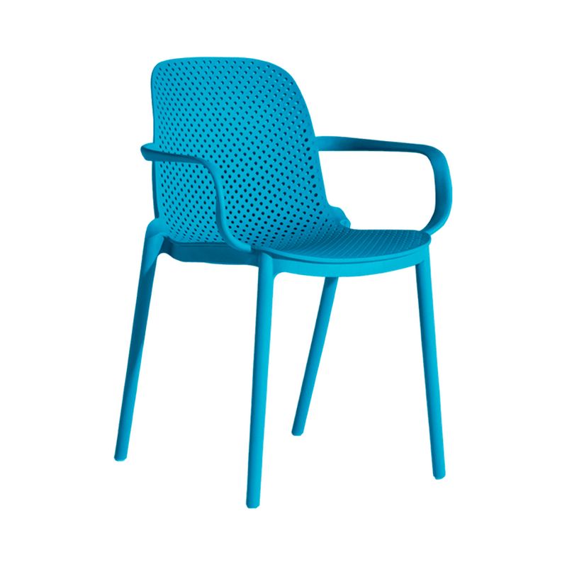 GENERICO - Silla Comedor Art Berlin Con Brazos Azul