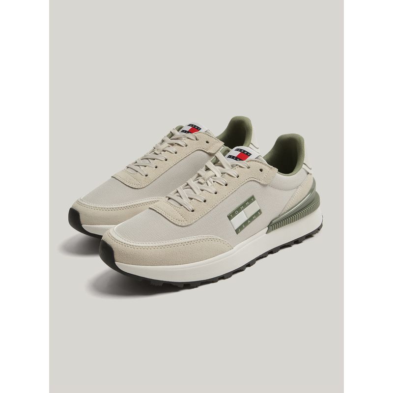 TOMMY HILFIGER - Zapatillas De Running Técnicas Essential Beige Tommy Hilfiger