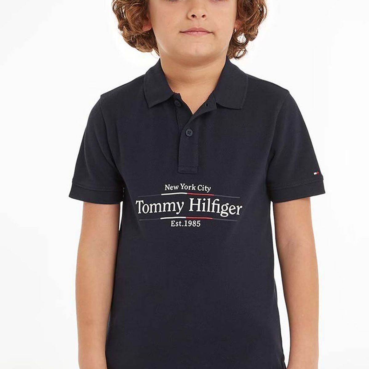 TOMMY HILFIGER - Polo Icon De Corte Regular Azul Tommy Hilfiger