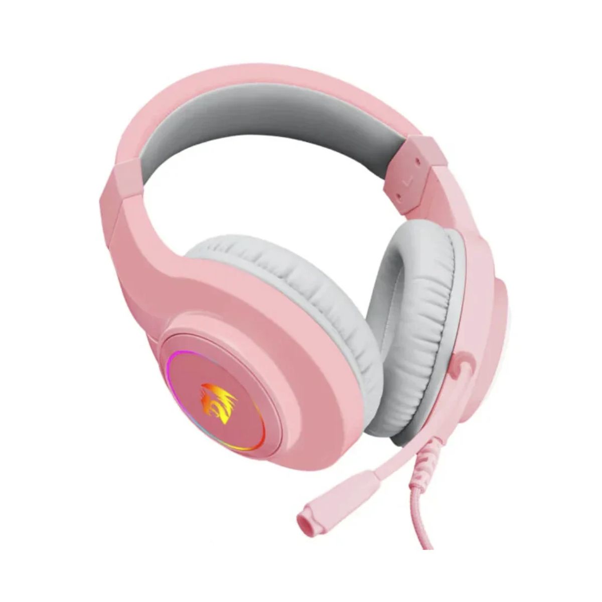 REDRAGON - Audífonos Gamer Redragon Hylas H260 RGB Over-Ear Jack 35mm Pink