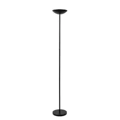BOSCO - LAMPARA DE PIE ZENITH NEGRO RECTA 20W-3000K
