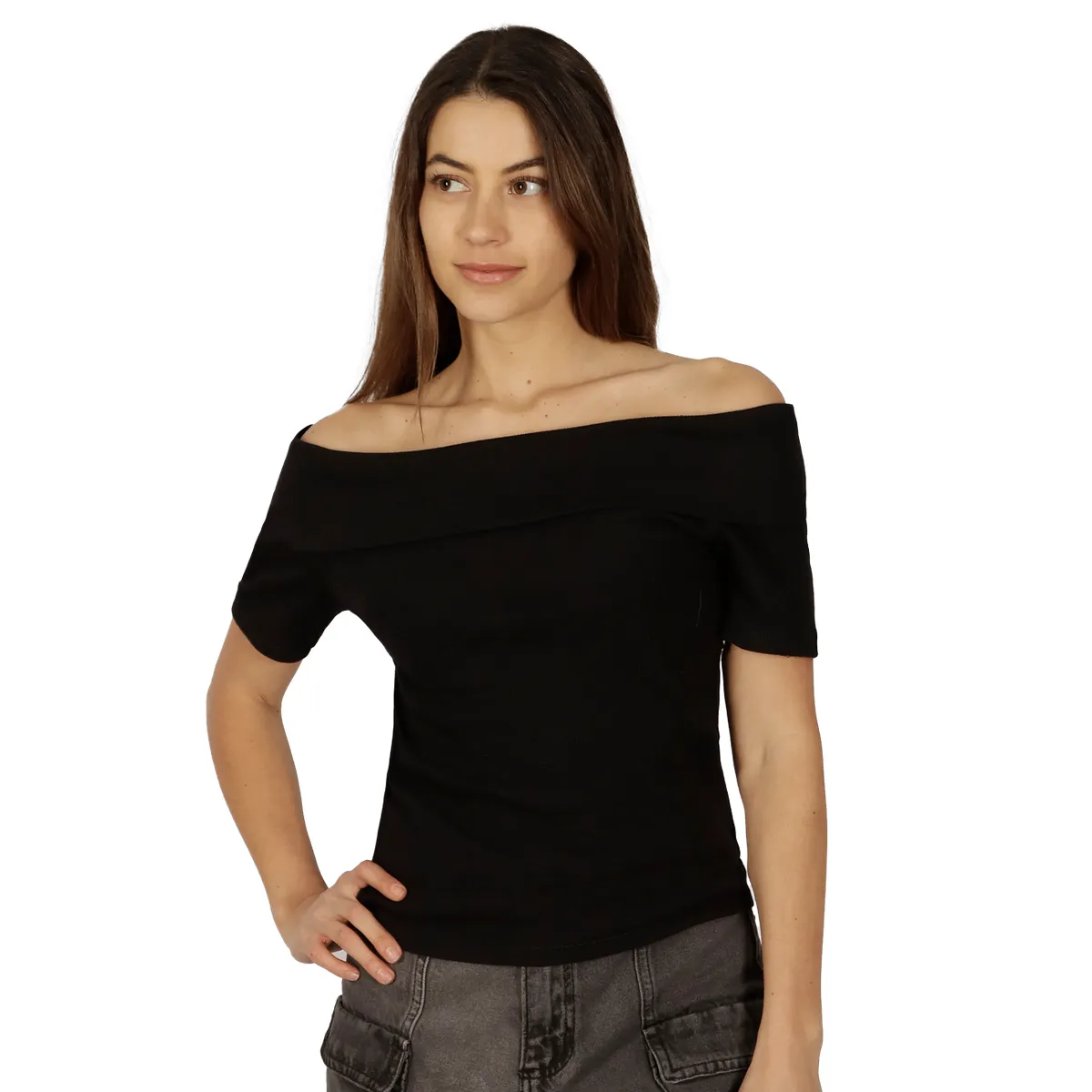 DIVINO JEANS - Polera Kiara I Negra Divino Jeans
