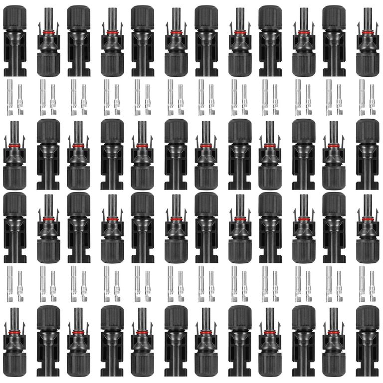 100 Pares Conector Mc4 Macho Hembra Solar