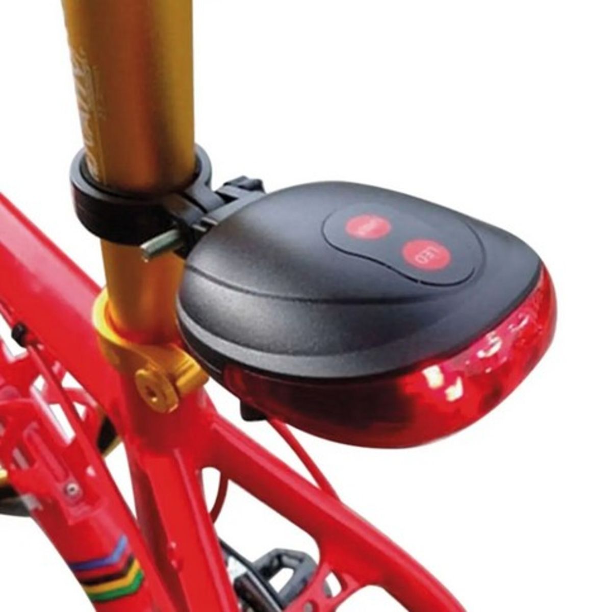 GENERICO - Set 2 luz laser marcador camino bicicleta