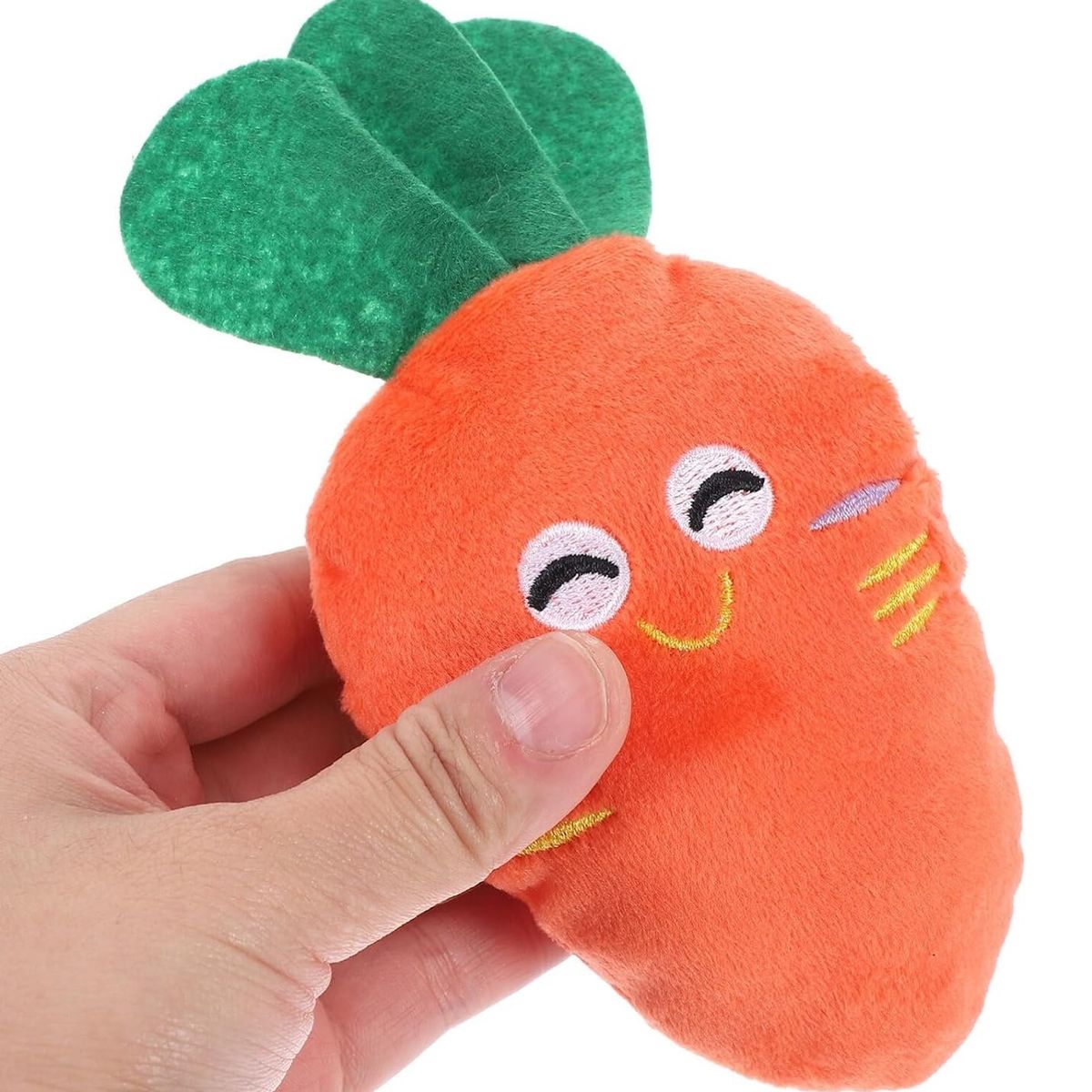 GENERICO - 5 Peluches Para Mascotas, Perro, Gatos De Frutas Y Verduras