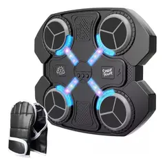 GENERICO - Maquina De Boxeo Musical Bluetooth Niños + Guantes