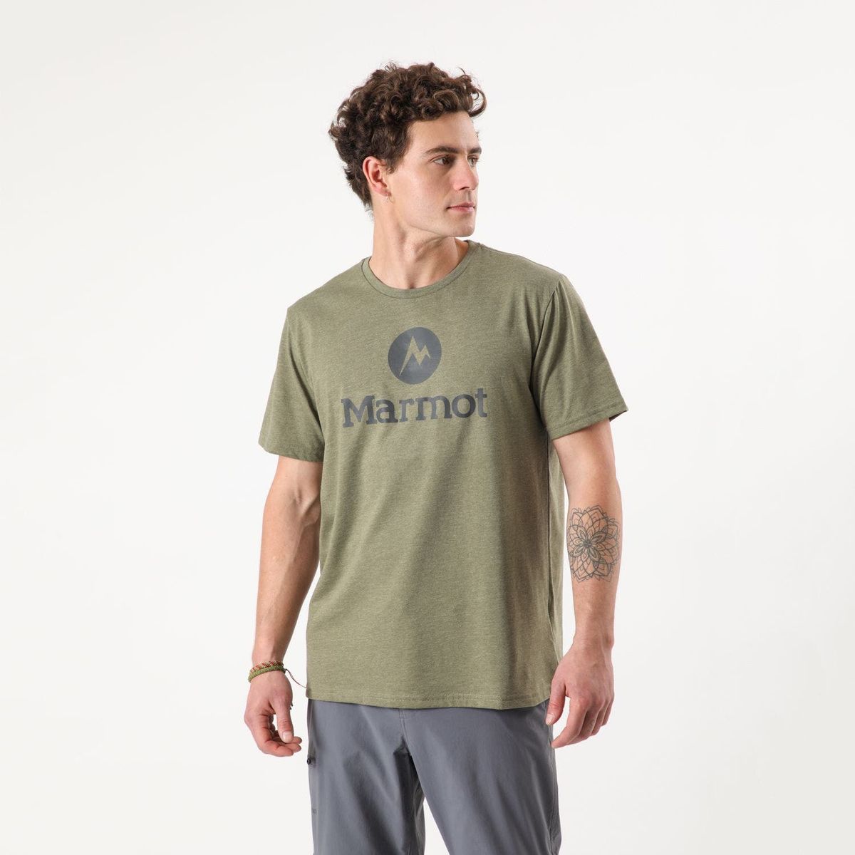 MARMOT - Polera Hombre Marmot Circle Logo Tee