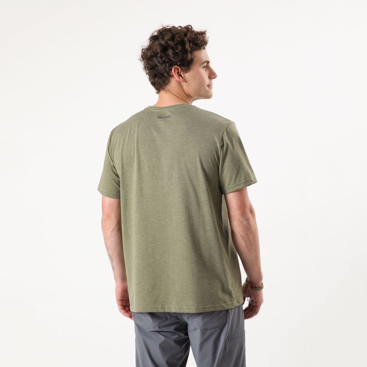 MARMOT - Polera Hombre Marmot Circle Logo Tee