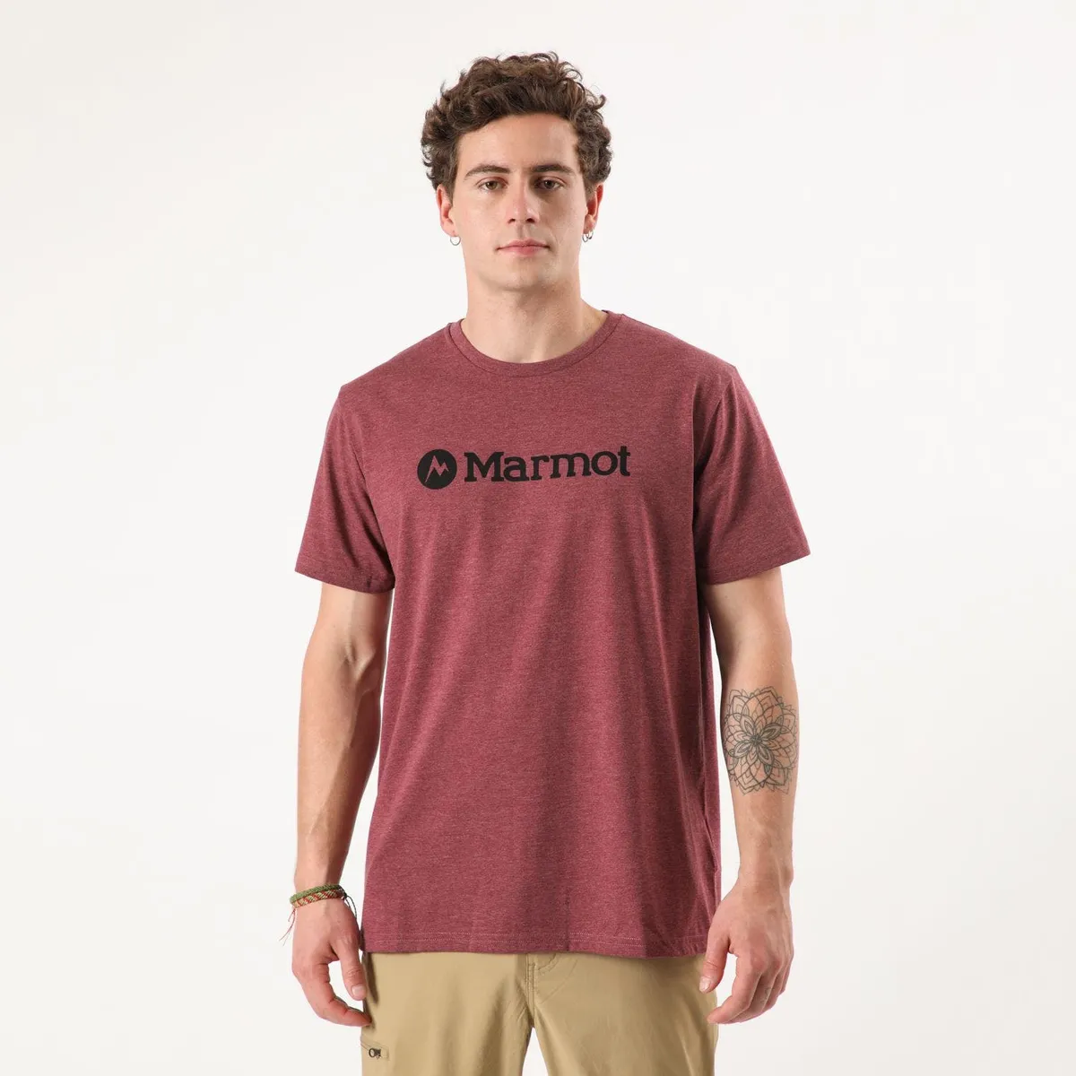 MARMOT - Polera Hombre Marmot Logo Tee