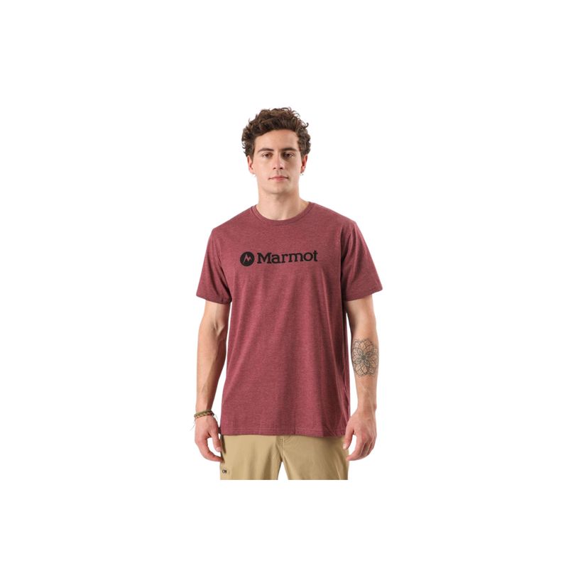 MARMOT - Polera Hombre Marmot Logo Tee