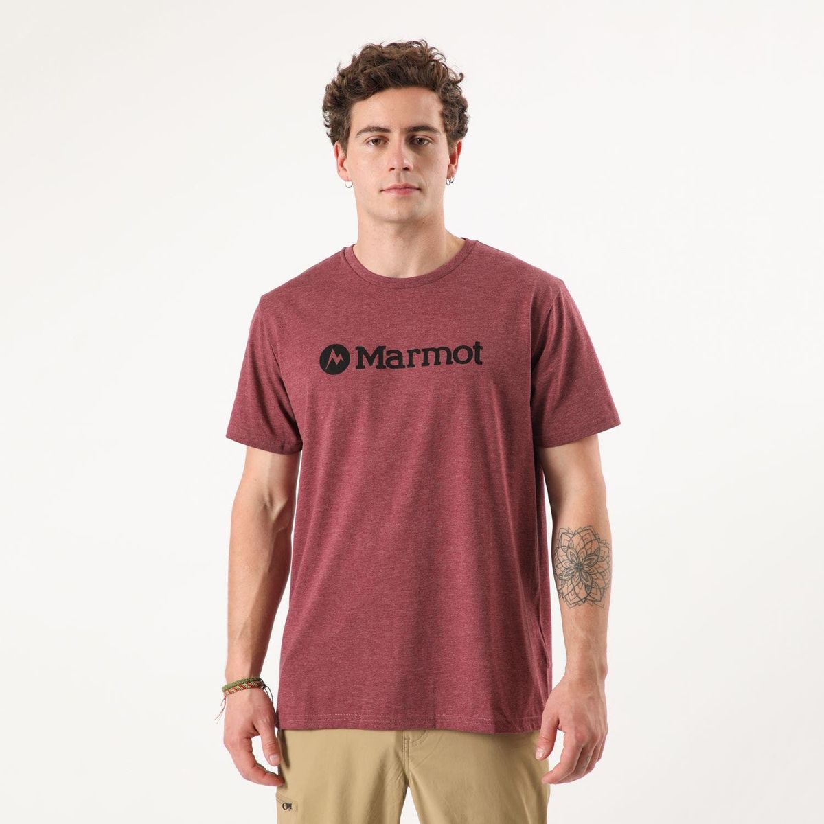 MARMOT - Polera Hombre Marmot Logo Tee