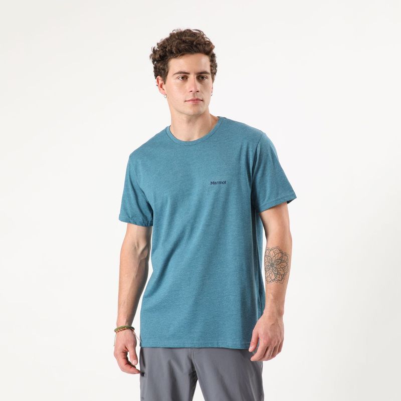 MARMOT - Polera Hombre Marmot Chest Logo Tee_.
