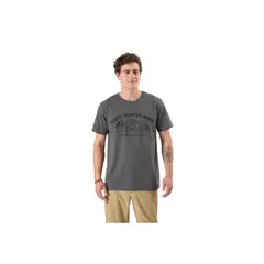 MARMOT - Polera Mountain Works Tee Hombre Gris