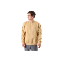 MARMOT - Polerón Chest Logo Crew Hombre Beige