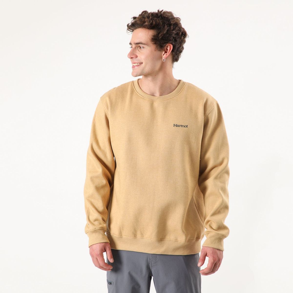 MARMOT - Polerón Hombre Marmot Chest Logo Crew