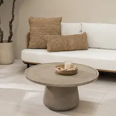 AMOBLE - Mesa De Centro Baztan Cemento Amoblé