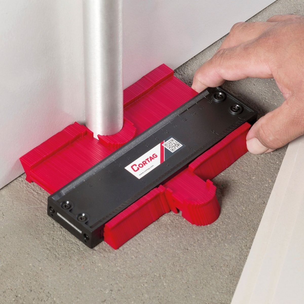 CORTAG - MEDIDOR DE  CONTORNO PLASTICO  10" 25CM