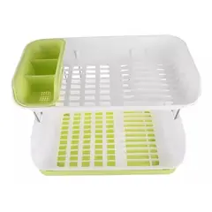 GENERICO - Secador De Platos De Plástico 2 Niveles