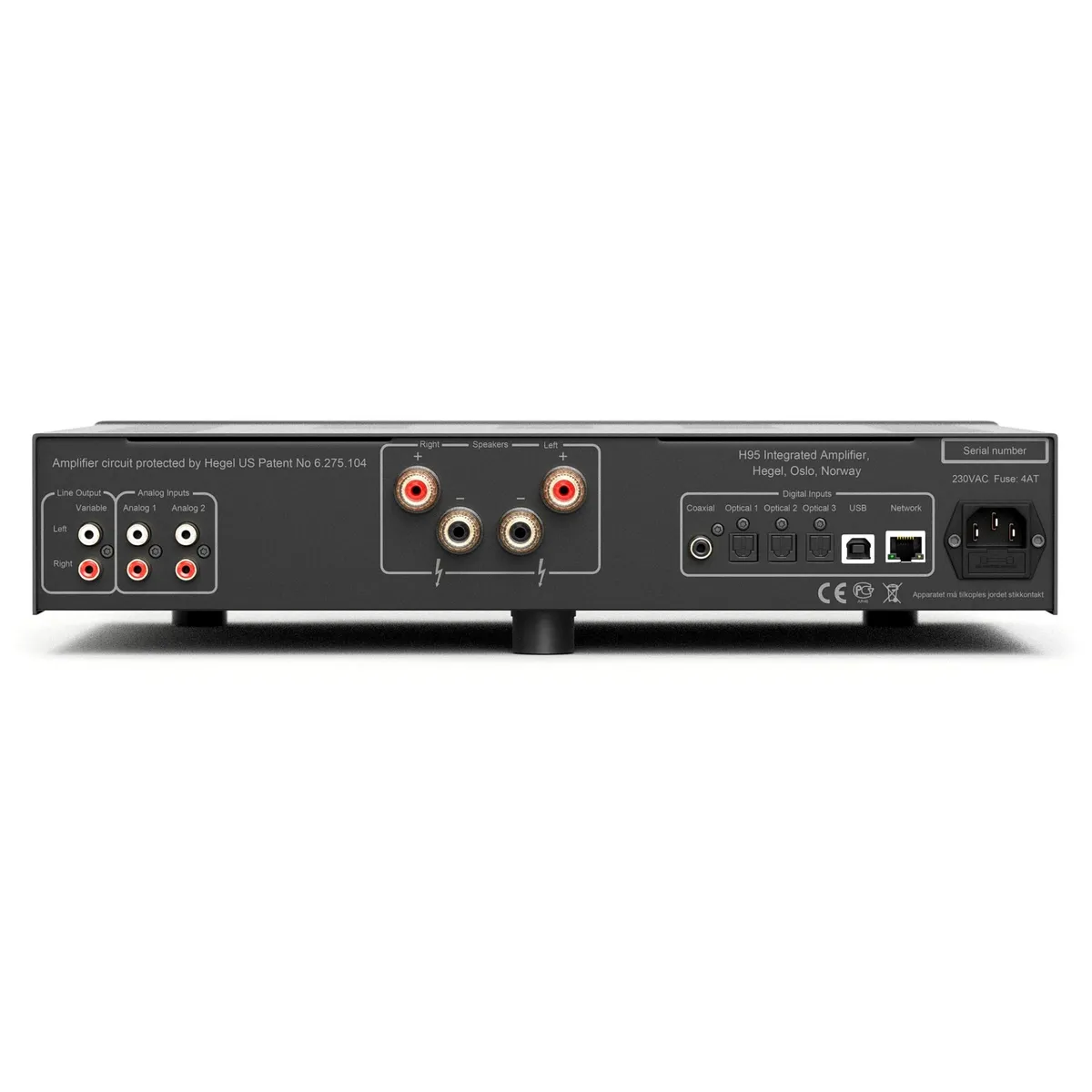 GENERICO - H95 Hegel Amplificador integrado HiFi con Network