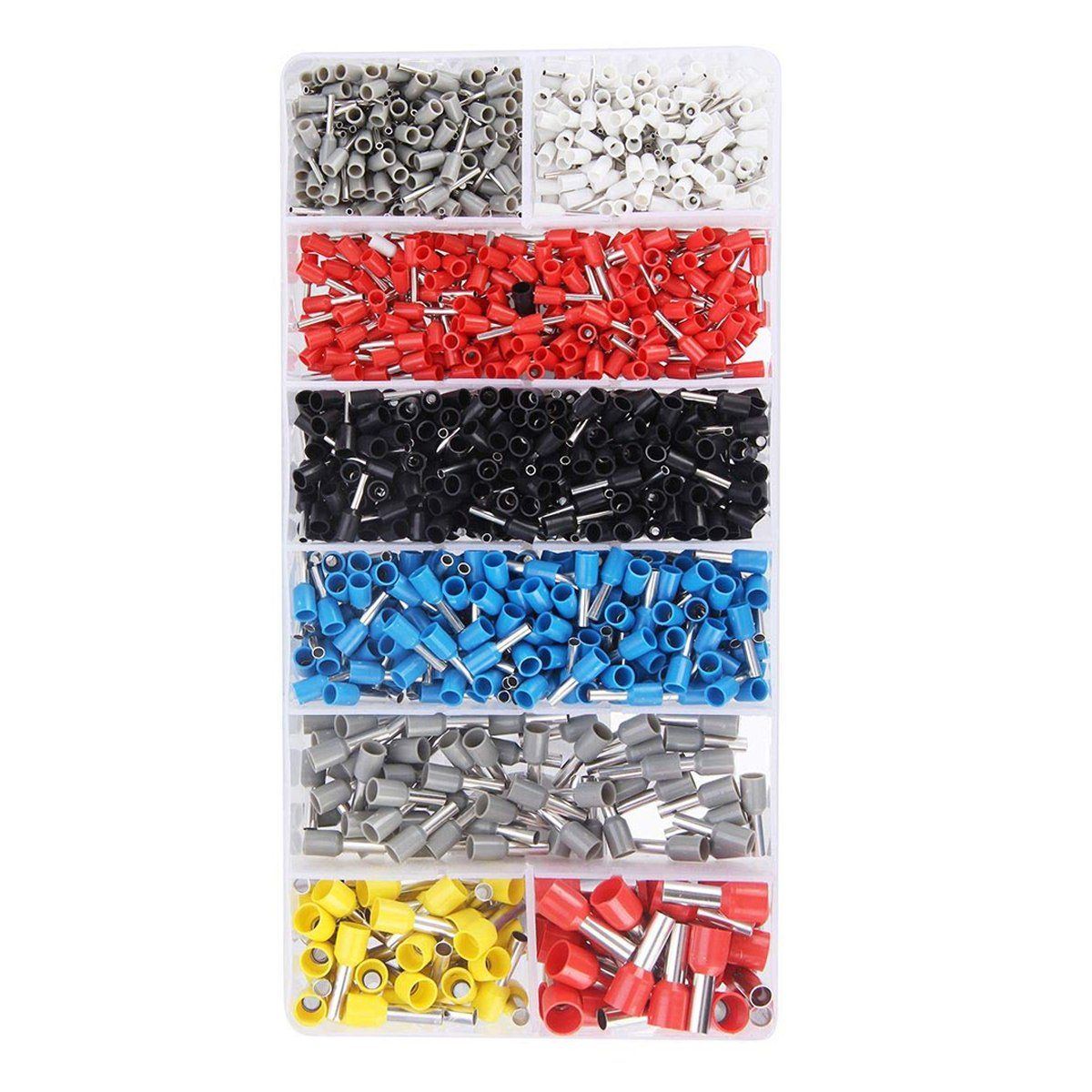 SOLIOT - Pack 1200 Terminales Ferrule Con Caja