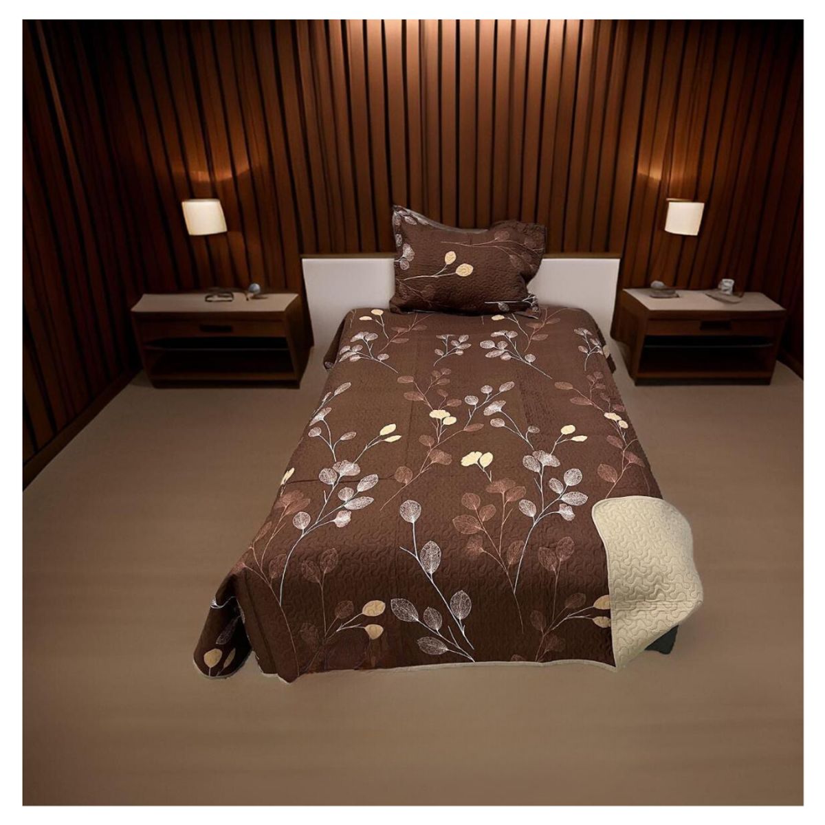 GENERICO - Cubrecama Delgado Quilt De Verano Estampados 2 Plazas