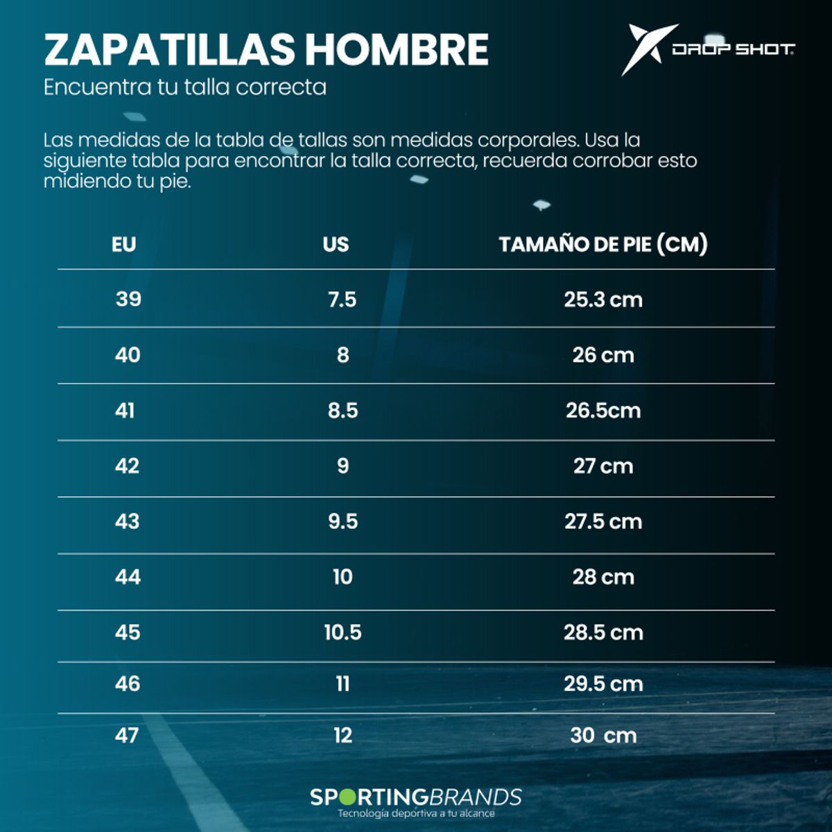 DROP SHOT - Zapatilla Pádel Drop Shot DORAMA Negro