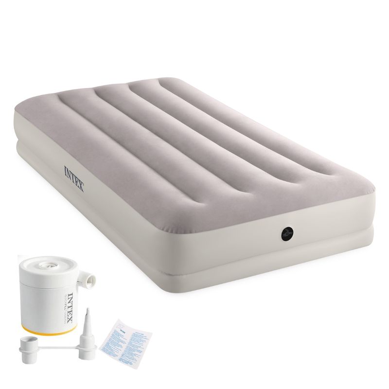 INTEX - Colchón Inflable Intex 1.5 Plazas 99x191x30 Cm Prestige Mid-Rise + Inflador USB150