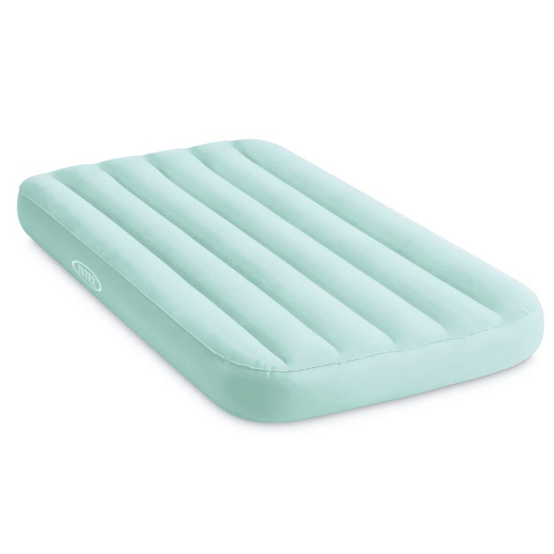 INTEX - Colchón Inflable Intex 1 Plaza Niño 88x157x18 Cm Cozy Kidz Verde Agua
