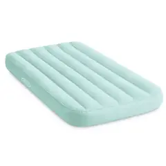 INTEX - Colchón Inflable 1 Plaza Niño 88x157x18 Cm Cozy Kidz Verde Agua