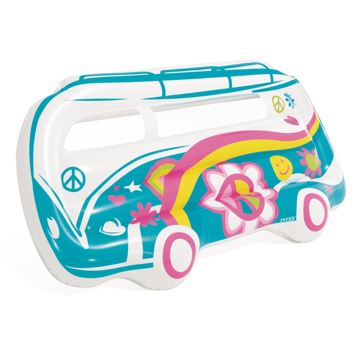 INTEX - Flotador Inflable Mat Intex Furgon Hippie 178x91x23 Cm Groovy Van