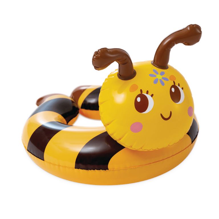 Flotador Inflable Redondo Abeja 55 Cm Animal Split Ring