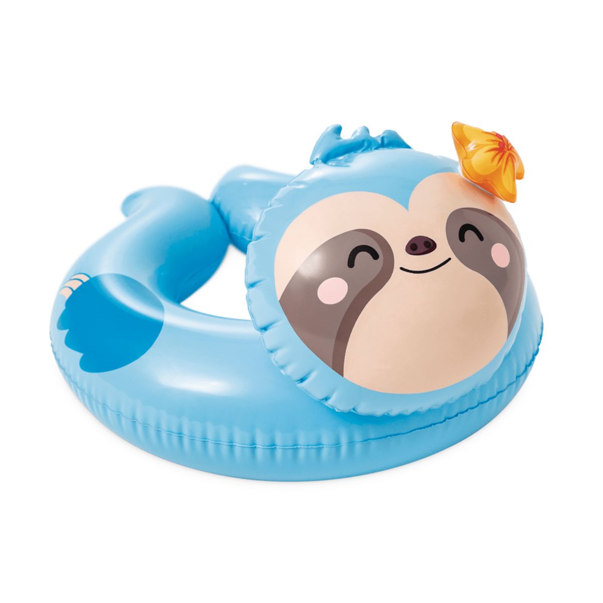 INTEX - Flotador Inflable Redondo Intex Perezozo 55 Cm Animal Split Ring