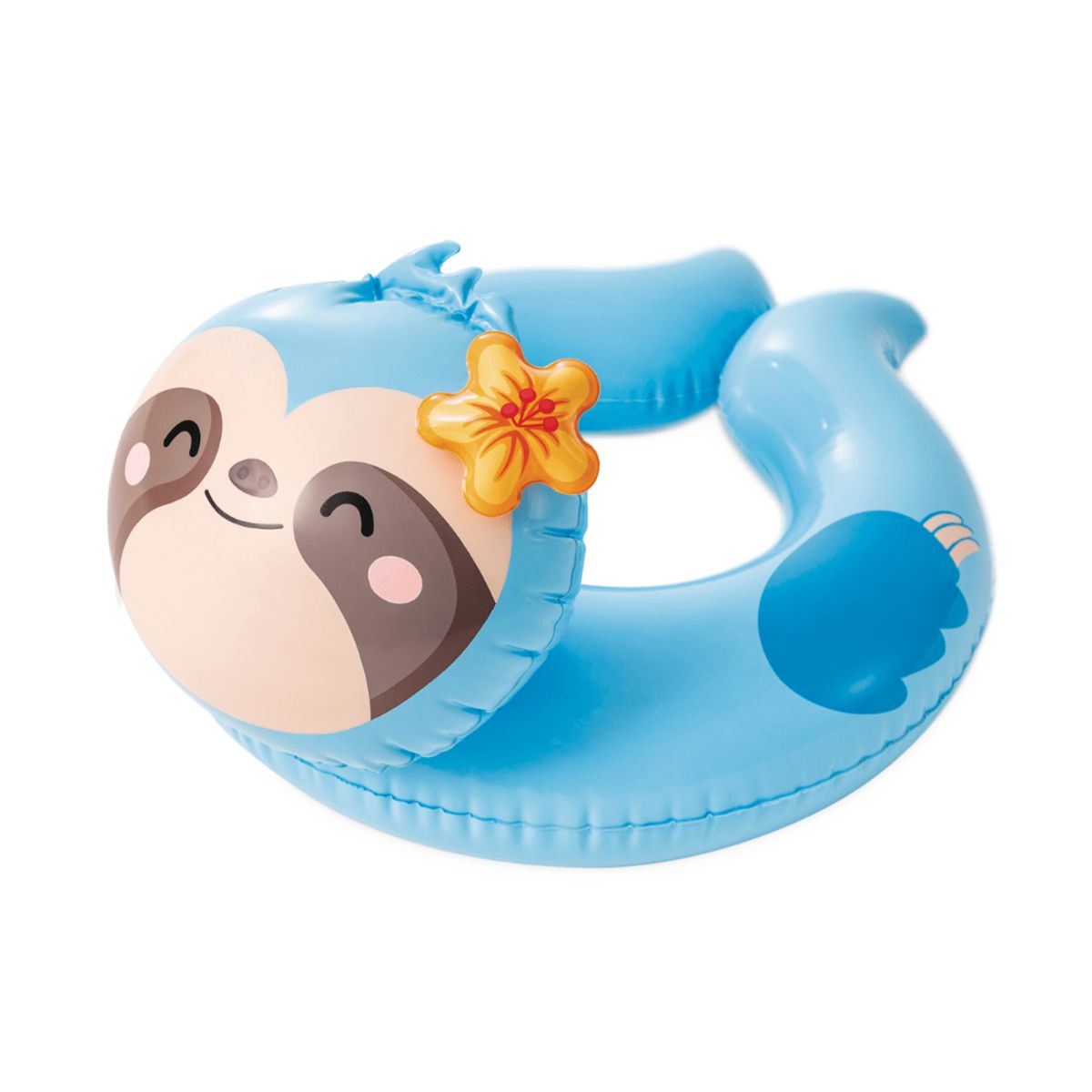 INTEX - Flotador Inflable Redondo Intex Perezozo 55 Cm Animal Split Ring
