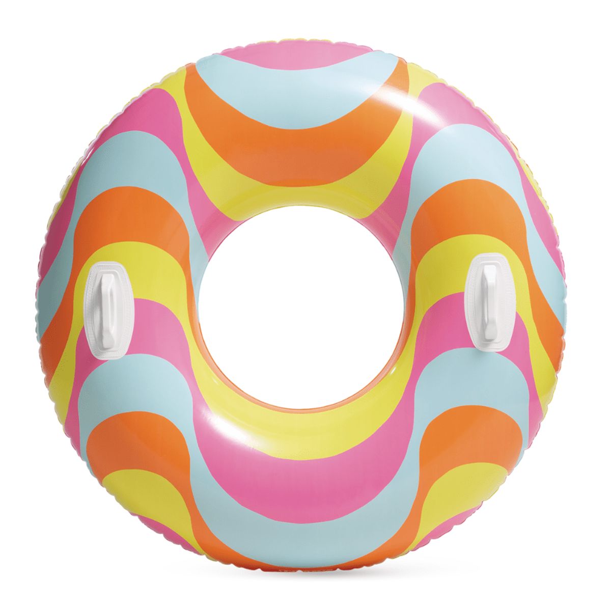 INTEX - Flotador Inflable Redondo Intex con Sujetadores 114 Cm