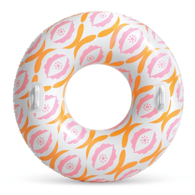INTEX - Flotador Inflable Redondo Intex con Sujetadores 114 Cm