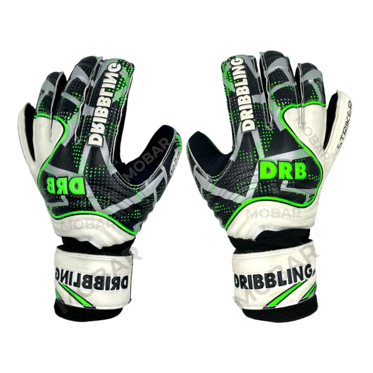 DRB - Guantes Arquero Portero Talla 8 DRB Striker Con Ferulas V/B