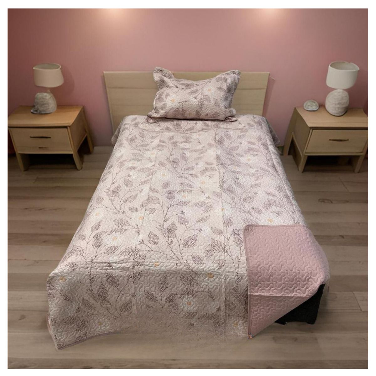 GENERICO - Cubrecama Delgado Quilt De Verano Estampados 2 Plazas