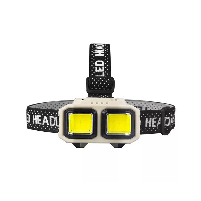 IRM - Linterna Led Frontal Tipo Minero Luz Led COB Alto Brillo IRM-12608