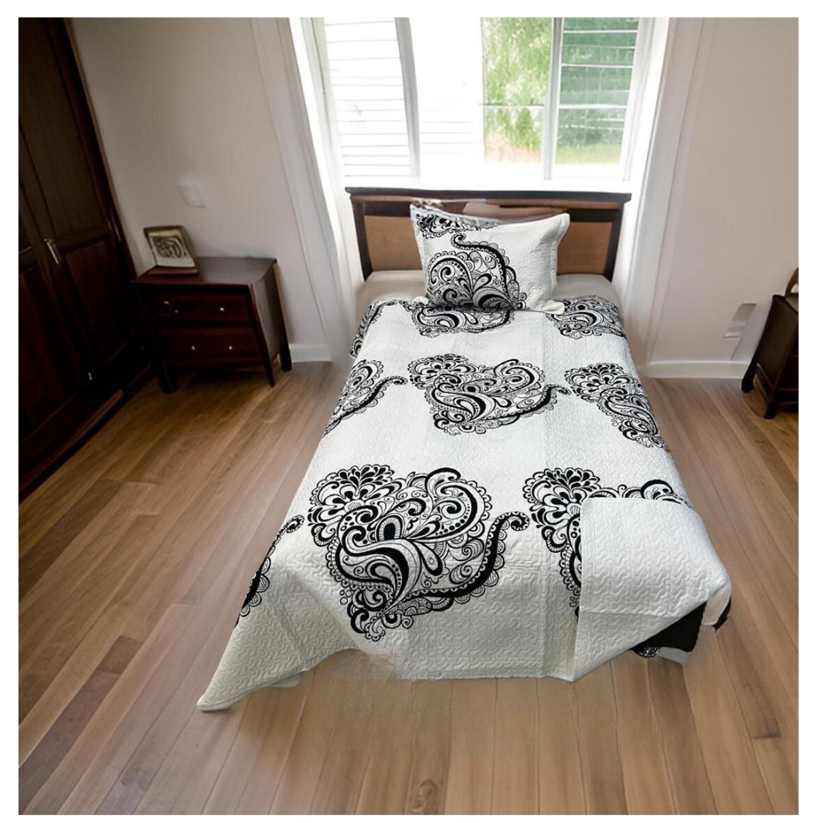 GENERICO - Cubrecama Delgado Quilt De Verano Estampados 2 Plazas