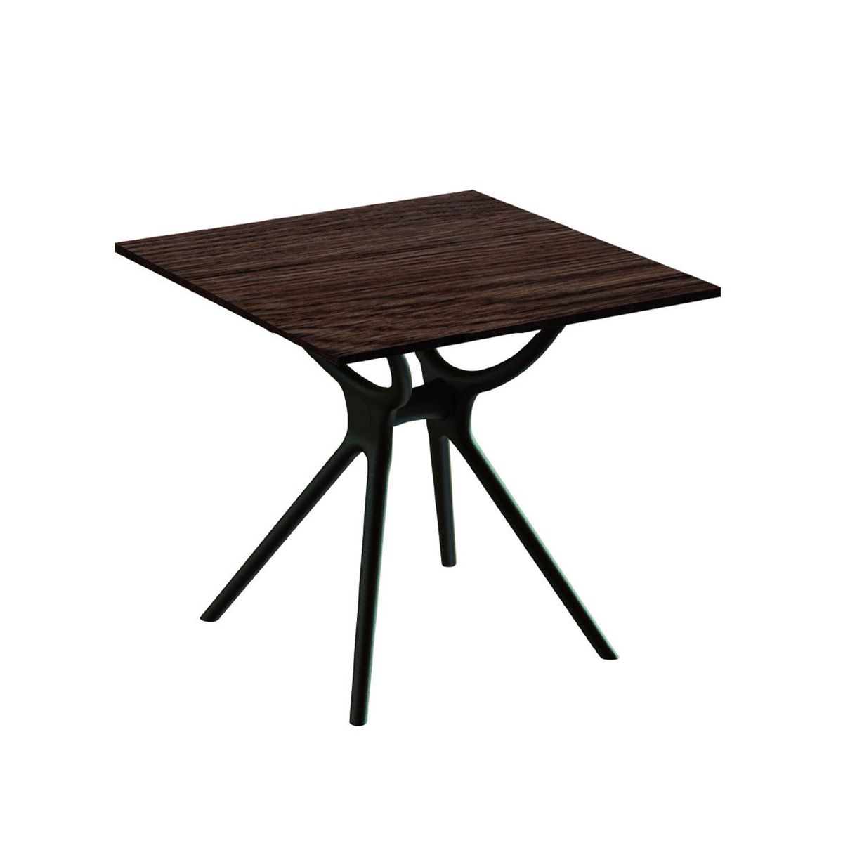GENERICO - Mesa de Comedor Art 80x80 Cafe Marron