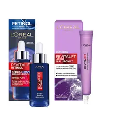 REVITALIFT - Pack Contorno De Ojos + Serum Retinol Noche LOréal