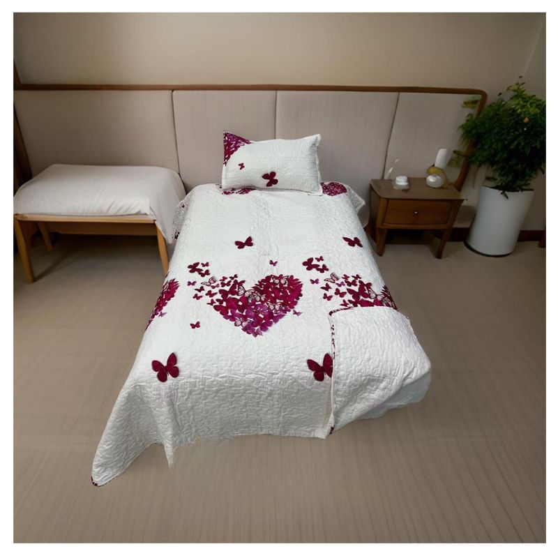 GENERICO - Cubrecama Delgado Quilt De Verano Estampados 2 Plazas