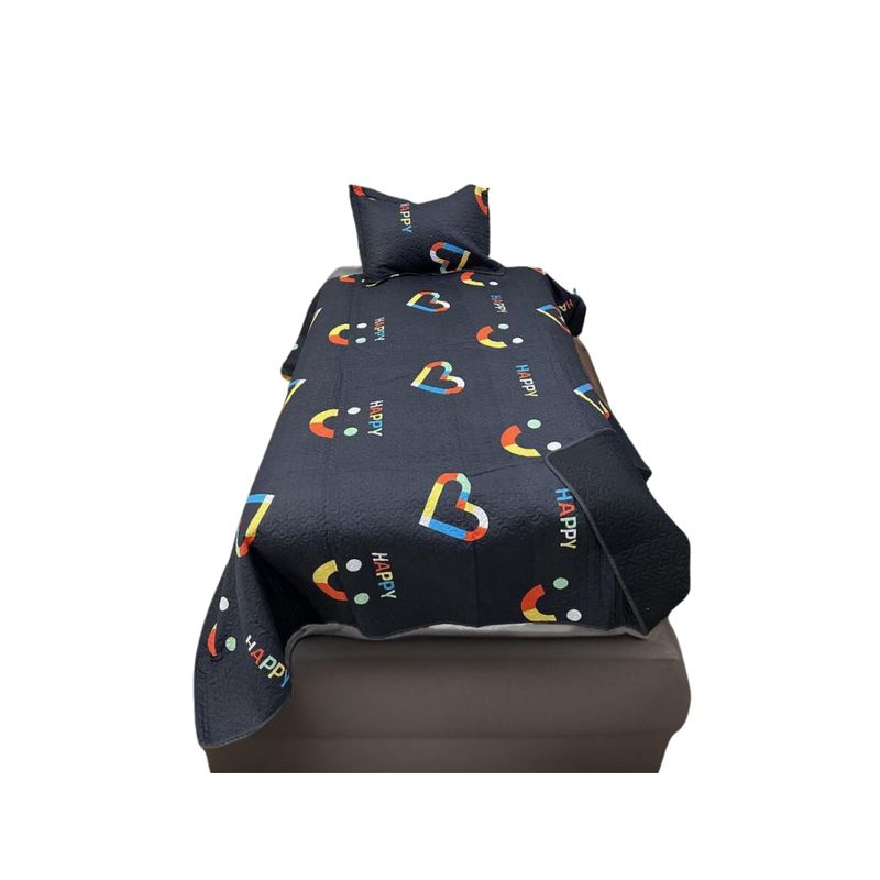 GENERICO - Cubrecama Delgado Quilt De Verano Estampados 2 Plazas