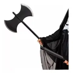 GENERICO - Hacha Doble Accesorio Disfraz Cosplay Halloween 106 cm