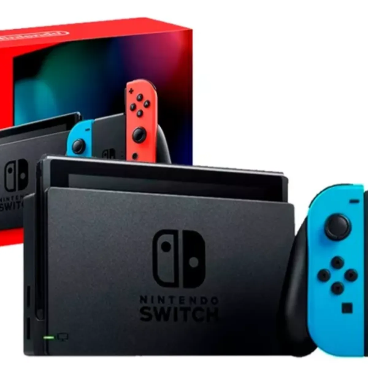 NINTENDO - Consola - Nintendo Switch Refresh Neon V2 - 32 GB - Red/Blue