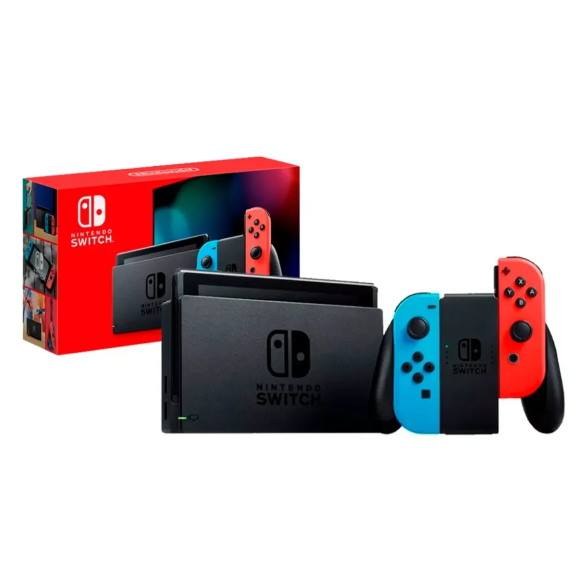 NINTENDO - Consola - Nintendo Switch Refresh Neon V2 - 32 GB - Red/Blue