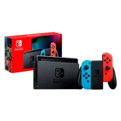 NINTENDO - Consola - Switch Refresh Neon V2 - 32 GB - Red/Blue