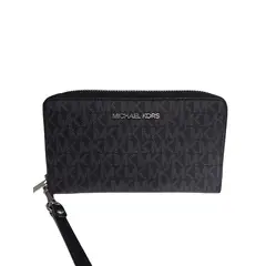MICHAEL KORS - Billetera lg flat case mediana negra