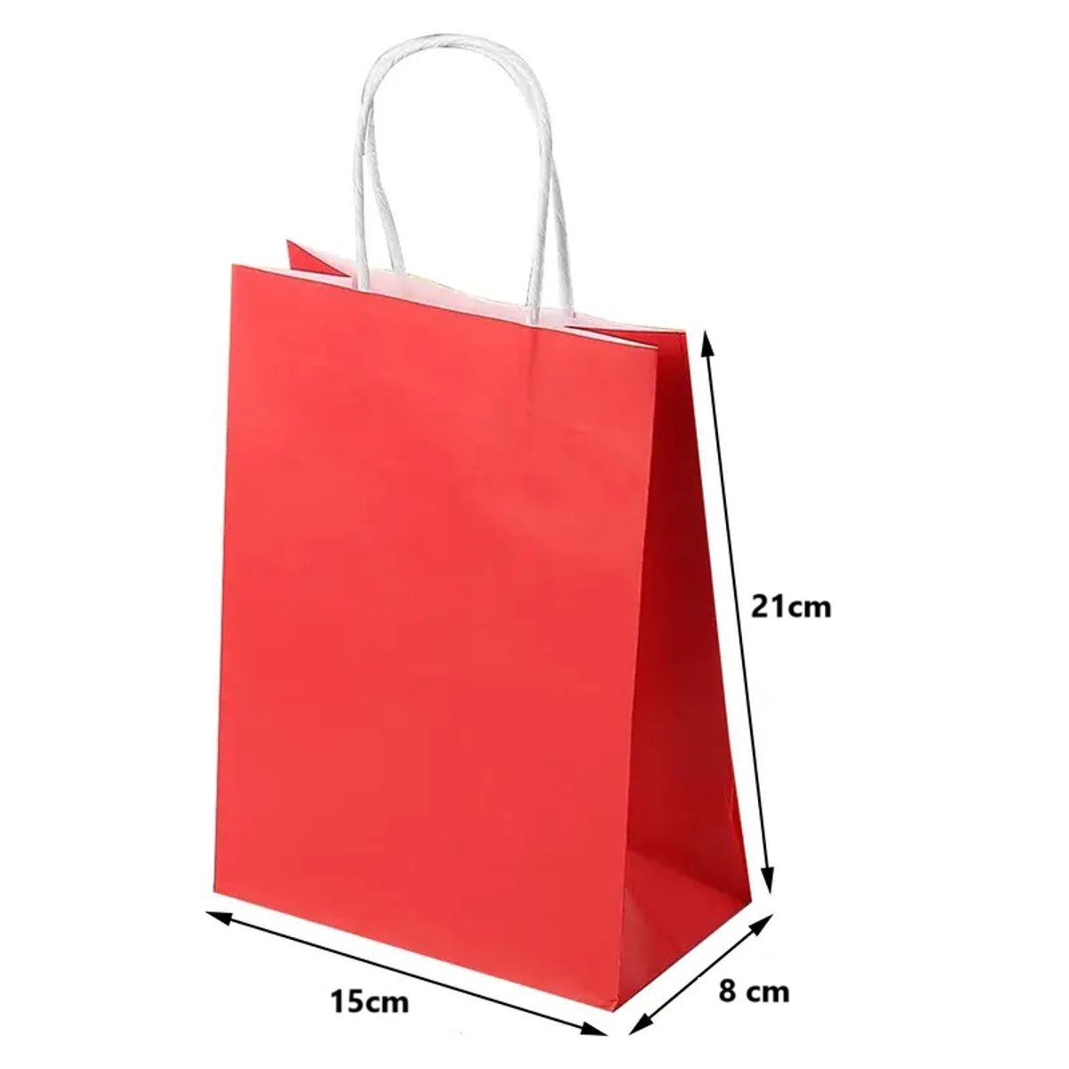 ATURE - 30u Bolsas Ecológicas Kraft 15 Colores X 2u 21x15x8cm